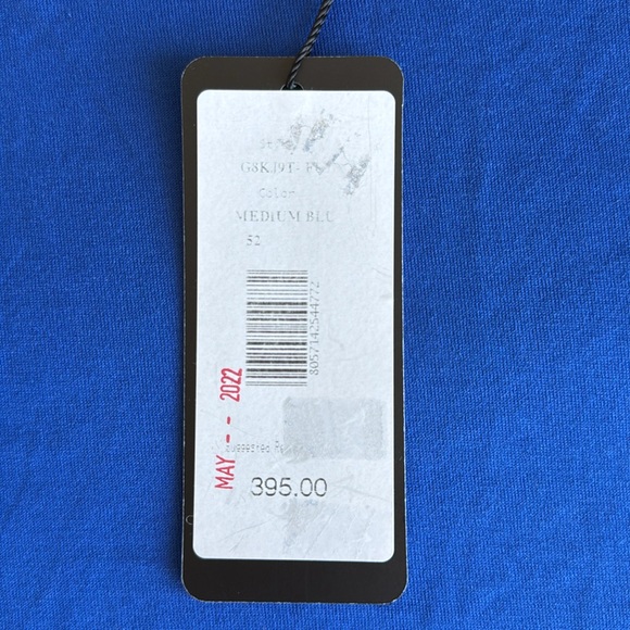 Dolce & Gabbana Blue Logo Plate Crewneck Cotton T-Shirt Size 52 - Picture 5 of 6